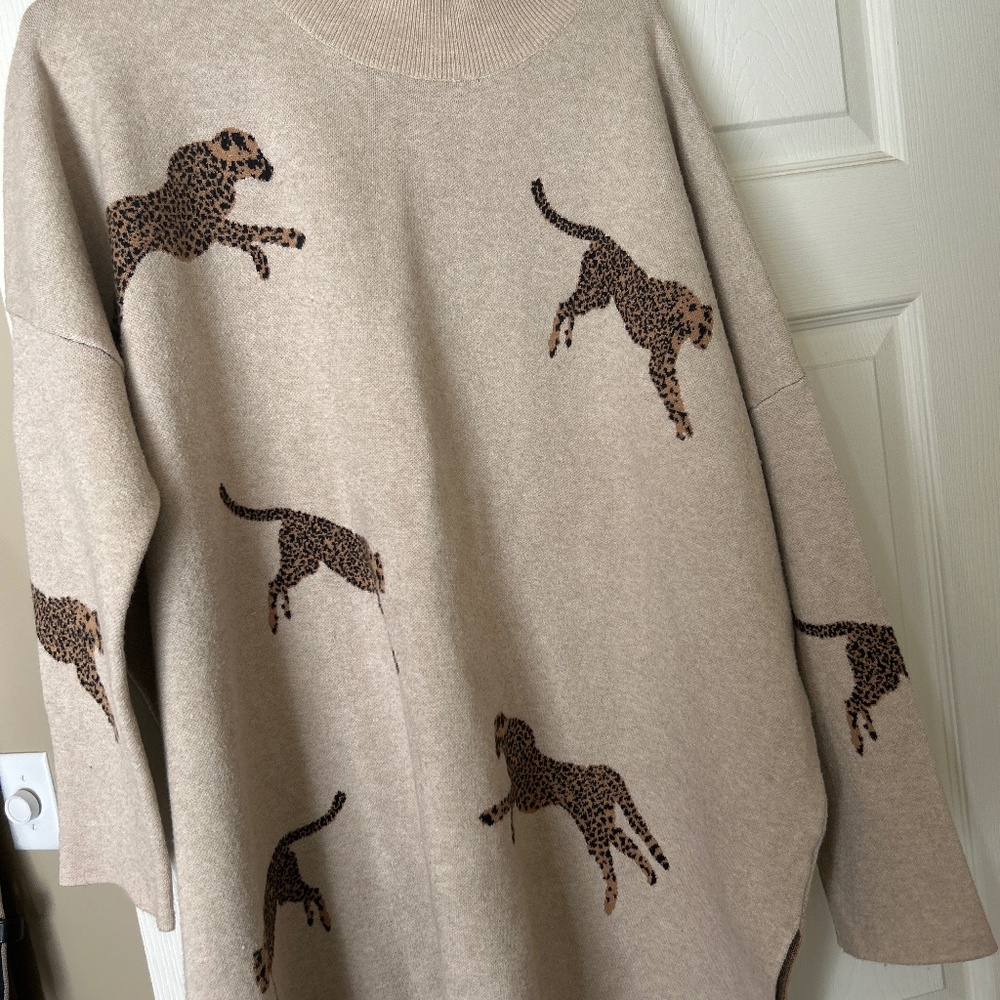 Cheetah Sweater